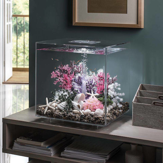 Oase Biorb Cube 30 Mcr Nano-aquarium Set Ενυδρείο Ψαριών Χωρητικότητας 30lt με Φωτισμό, Φίλτρο, 32x32x34εκ. Μαύρο