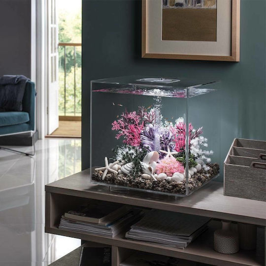 Oase Biorb Cube 30 Mcr Nano-aquarium Set Ενυδρείο Ψαριών Χωρητικότητας 30lt με Φωτισμό, Φίλτρο, 32x32x34εκ. Μαύρο