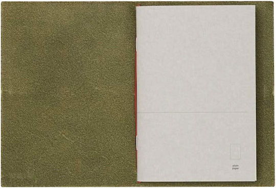 Paper Republic Grand Voyageur Xl Notebook A5 with Blank Pages Green