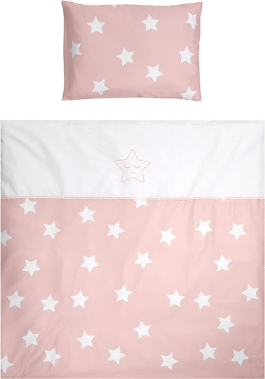Lorelli Baby Cradle Bedding Set First Dreams 7pcs Pink