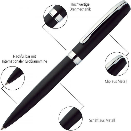 Σετ Στυλό Ballpoint με Πένα Μαύρο