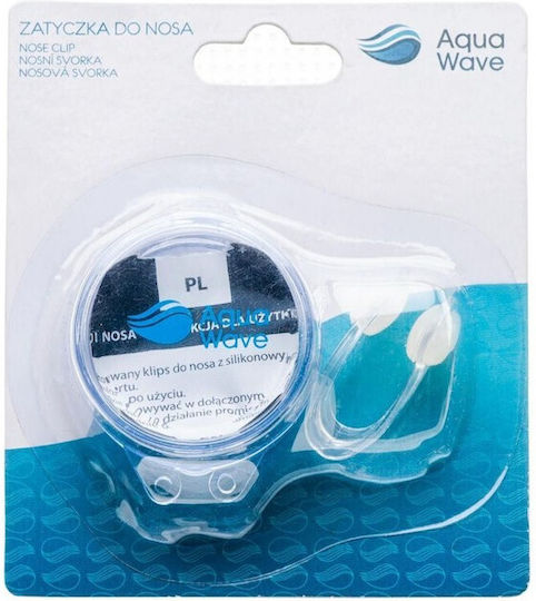 Aquawave Swimming Nose Clip Transparent