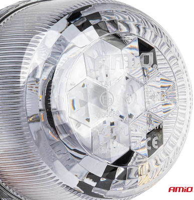 AMiO Φάρος Αυτοκινήτου LED 12 / 24V 20.1cm - Λευκό / Πορτοκαλί