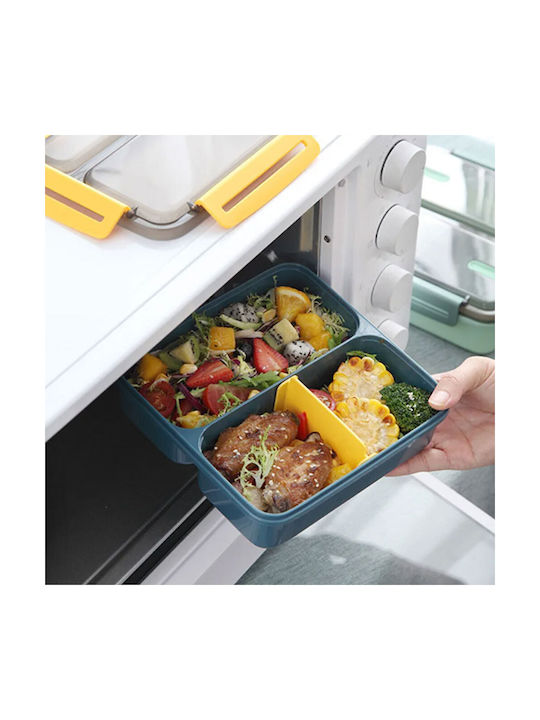 Lunchbox Kunststoff Gelb 19.8x19.8cm 1Stück
