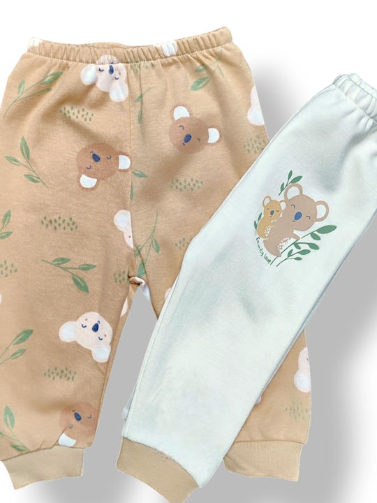 Babydom Set Baby Strampler Langärmliges mit Hose Koala