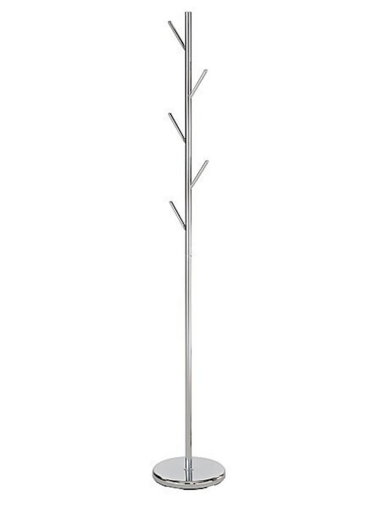 Diommi Metallic Coat Rack Silver 171cm