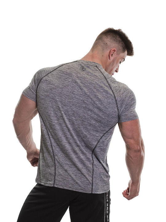 Gold's Gym Men's Short Sleeve Blouse Gray