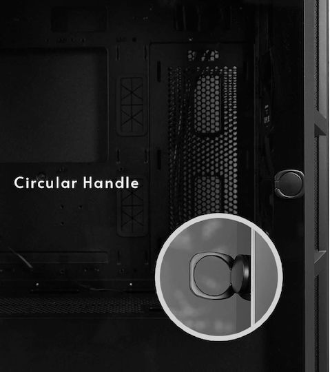 Chieftec APEX Gaming Midi-Turm Computergehäuse mit Seitenfenster und RGB-Beleuchtung Schwarz