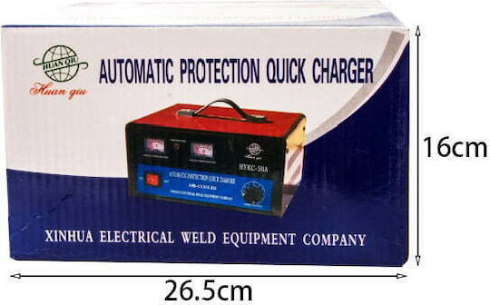 Hykc-50a Automatic Charge Z791428 Car Truck & Motorcycle Battery Charger 6/12/24V