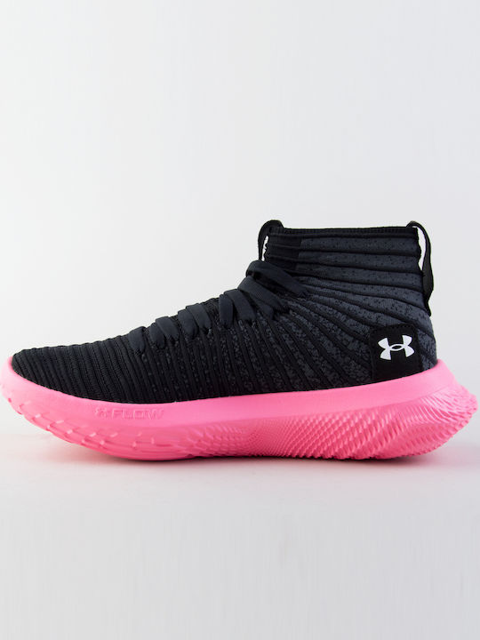 Under Armour Flow Futr X Elite Ψηλά Μπασκετικά Παπούτσια Μαύρα