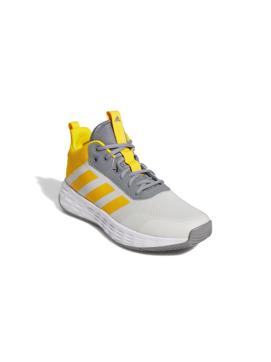 Adidas Ownthegame 2.0 Ψηλά Μπασκετικά Παπούτσια Γκρι