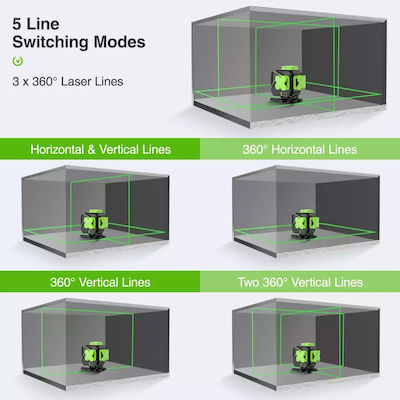 Huepar KJLU1A02K6X Selbstnivellierend Laser-Wasserwaage