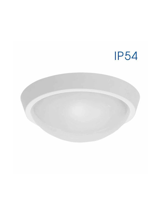 Vivalux Outdoor Ceiling Light with Integrated LED in White Color VIV004743