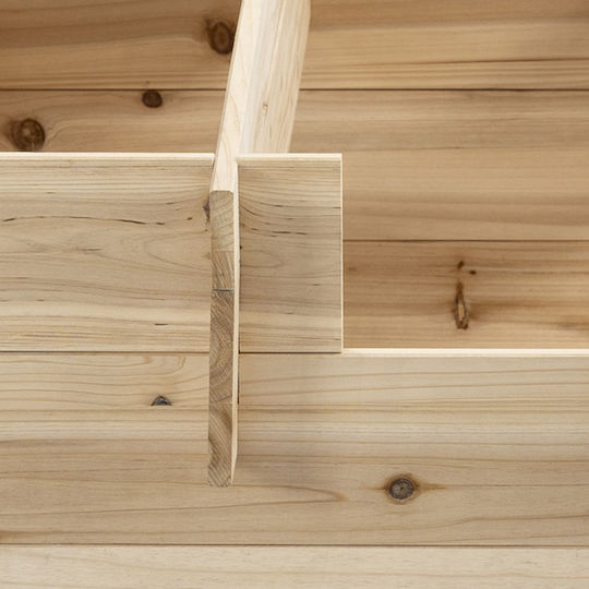 Outsunny Spruce Wood Planter Ανθοστήλη Ξύλινη 120x54εκ.