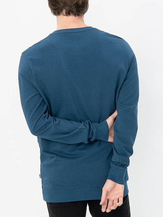 Solid Men's Sweatshirt Blue