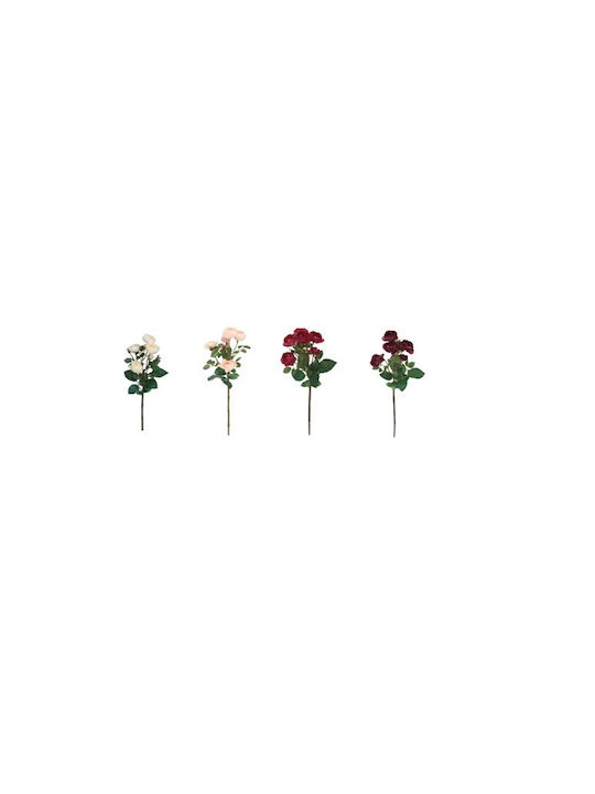 Artificial Decorative Branch Rose 1pcs (Various Colors)