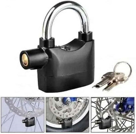 Jiageng Padlock Brass with Key with Alarm 100mm 1pcs