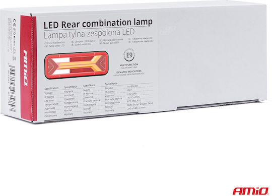 AMiO Set Lumini Trailer LED cu șuruburi 12V 1buc