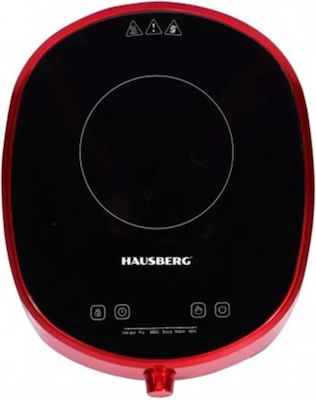 Hausberg Induction Countertop Single Burner Red