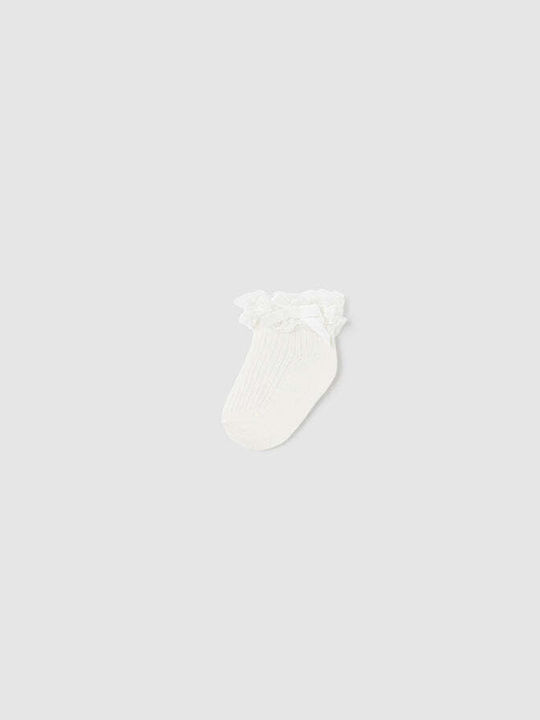 Mayoral Kids' Socks Καλτσάκια Ecru