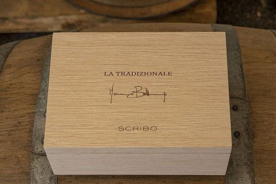 Scribo Schreibfeder Extra fein Gray Holz