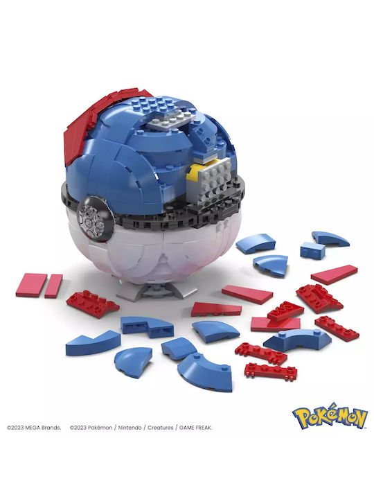 Παιχνιδολαμπάδα Pokémon Mega Construx Jumbo Great Ball 300pcs για 10+ Ετών Mega Bloks