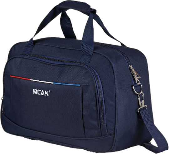 Mcan Sack Voyage 45lt Blue made of Artificial Leather L58xW21xH37cm