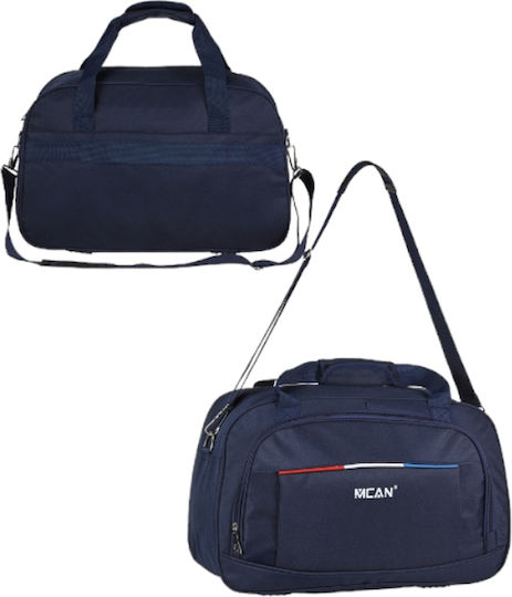Mcan Sack Voyage 45lt Blue made of Artificial Leather L58xW21xH37cm