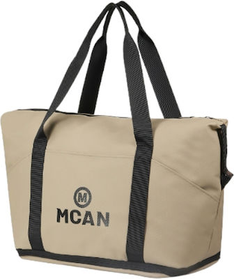 Mcan Artificial Leather Sack Voyage 36lt White L43xW25xH34cm