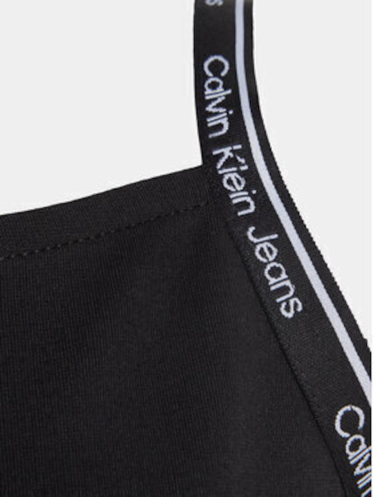 Calvin Klein Kinderhemd Ärmellos Schwarz