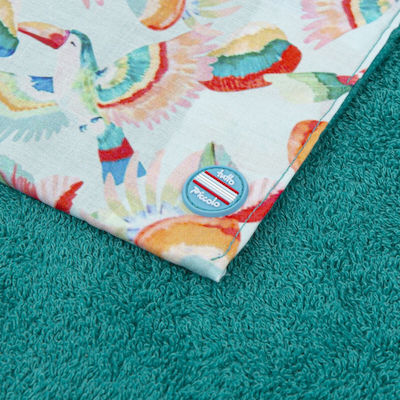 Tutto Piccolo Kids Beach Towel Turquoise