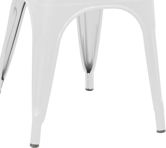 Outdoor Chair Metallic Utopia White 44x44x85cm