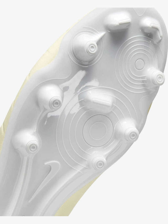 Nike Tiempo Legend 10 Club Ποδοσφαιρικά Παπούτσια με Τάπες FG/MG Lemonade / Metallic Gold Coin / Μαύρο
