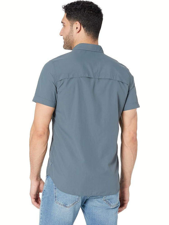 Fjallraven Men's Shirt Short Sleeve Blue