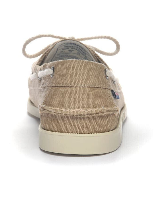 Portland Men's Leather Loafers Beige