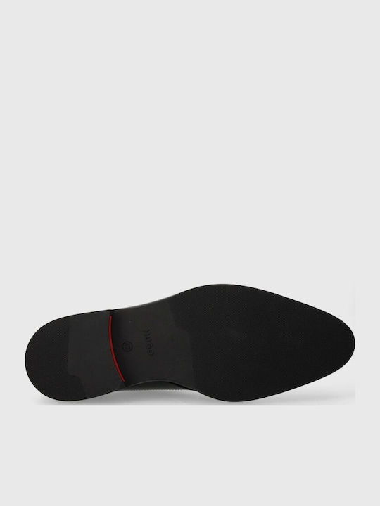 Leder Herrenschuhe Schwarz