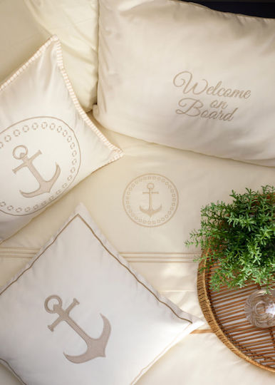 Marine Business Sofa Cushion Ecru 2pcs 40x40cm