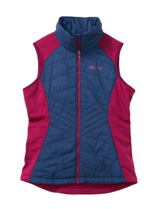 Sleeveless Winter Jacket Blue