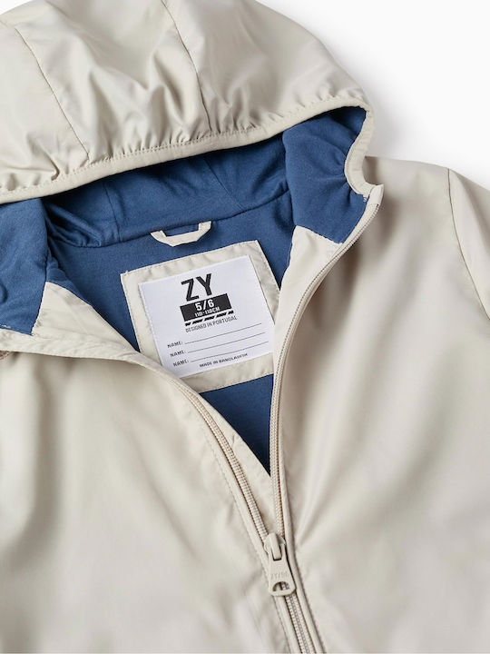 Geci Pentru Copii Casual Impermeabile cu Glugă Stone Blue