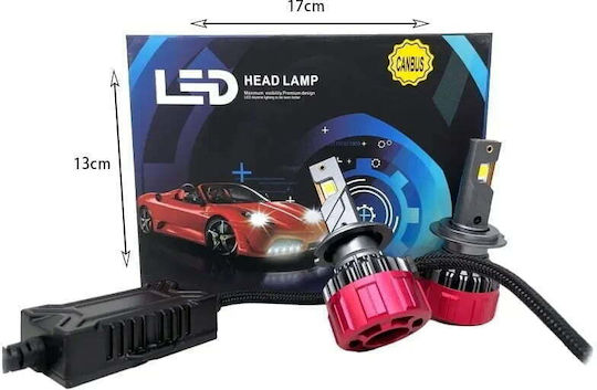 Lamps Car H4 Canbus LED 6000K Cold White 65W 1pcs