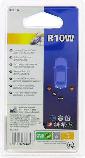 Michelin Λάμπες Αυτοκινήτου R10W 12V 2τμχ