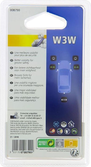 Michelin Λάμπες Αυτοκινήτου W3W 12V 2τμχ