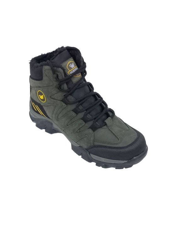 Wander Full Herren Wanderstiefel Wasserdicht Schwarz