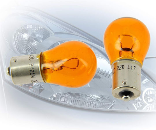 Michelin Lamps Car PY21W-BAU15s 12V 2pcs