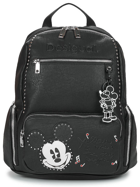 Desigual Damen Tasche Rucksack Schwarz