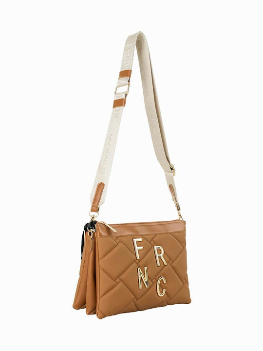 FRNC Damen Tasche Crossbody Tabac Braun