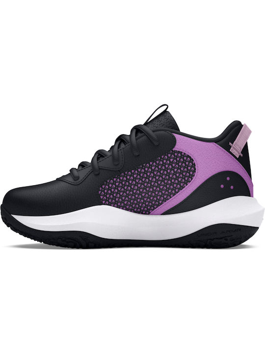 Under Armour Pantofi Sport pentru Copii Baschet Lockdown 6 Negre