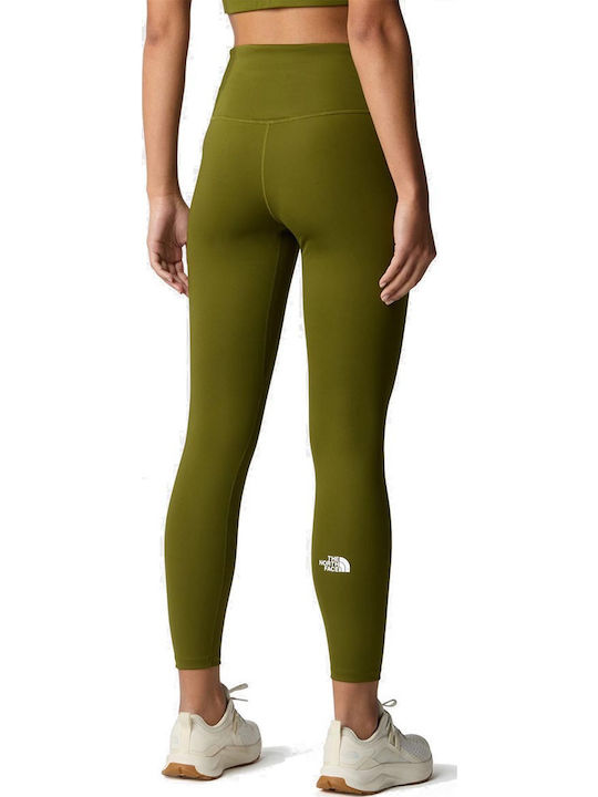 Women's Cropped Training Legging High Waisted Green