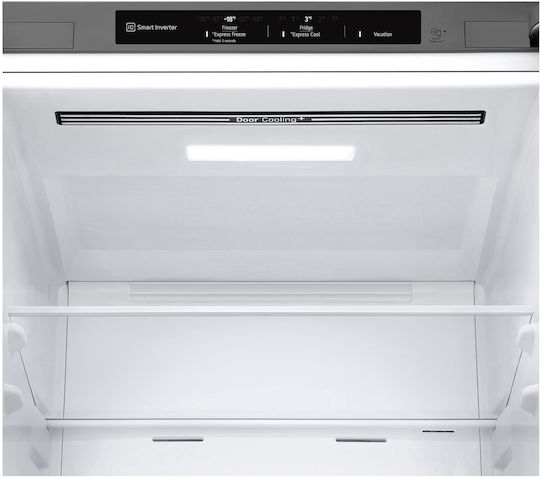 LG Ψυγειοκαταψύκτης 344lt Total NoFrost Υ186xΠ59.5xΒ67.5εκ. Inox GBV3100DPY