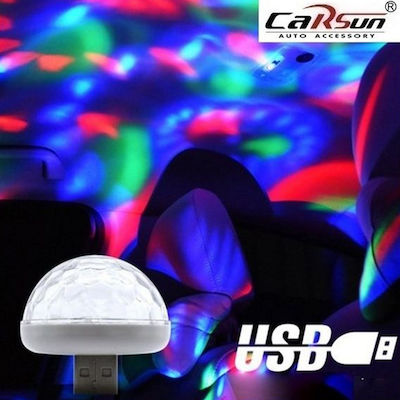 Carsun Σύστημα Εσωτερικού Φωτισμού Αυτοκινήτου Rgb Usb